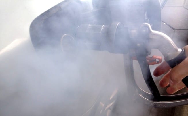 Dämpfe beim Abkoppeln der Autogas-Pistole soll der Euronozzle reduzieren. Foto: Urbansky