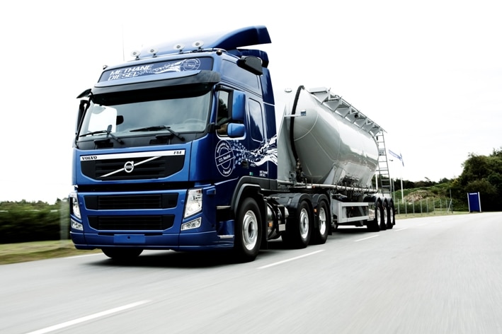 Volvo FM mit Methan-Diesel-Motor. Foto: Auto-Medienportal.Net/Volvo