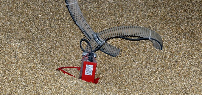 Pellet-Maulwurf Staubarme Förderung hin zumBrennraum der Pellets ermöglicht ein "Maulwurf". Foto: Archiv