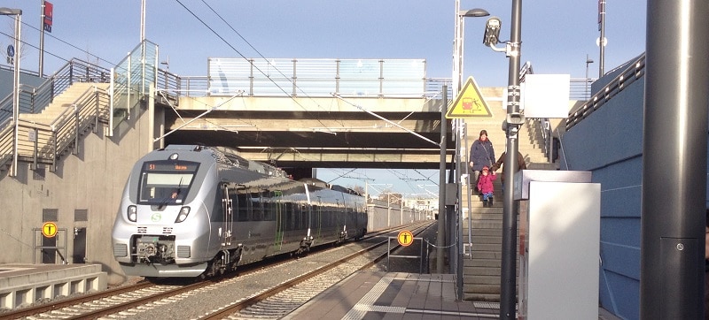 Schnittstellen für die Vermeidung von Induvidualverkehr: Haltestellen des ÖPNV, hier in Leipzig. Foto: Urbansky