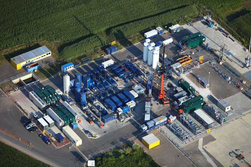 Für das Fracking bedarf es eines hohen technischen Aufwandes. Foto WEG