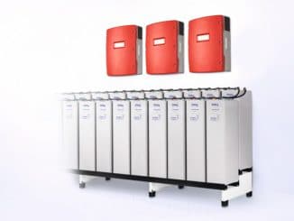 Bleibatterieblock von IBC Solar. Foto: IBC Solar