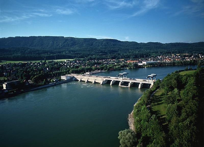 Wasserkraftwerk Säckingen. Foto: NaturEnergie