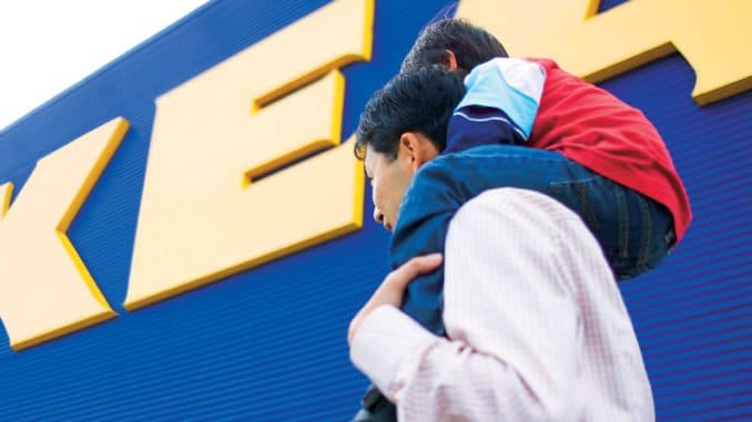 eingang_mit_vater Foto: Ikea