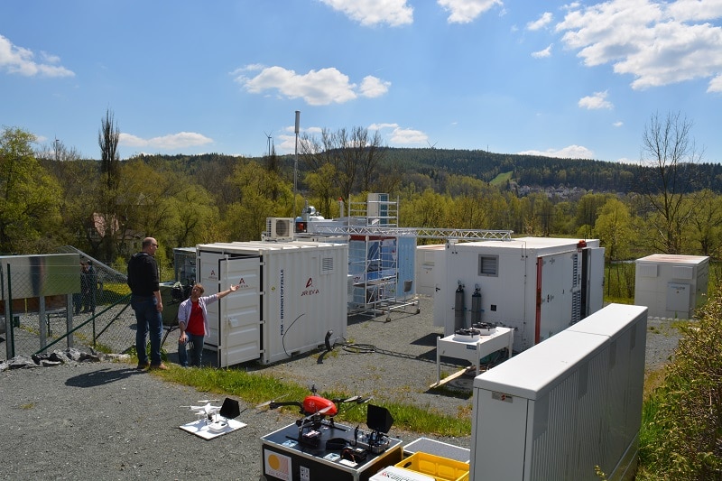 PtG-Anlage von Areva auf Korsika. Foto: Areva