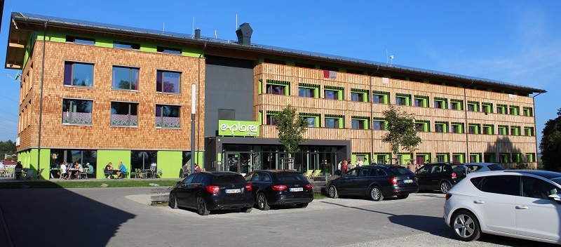 Explorer Hotel Nesselwang Dämmung Passivhaus Lüftungsanlage