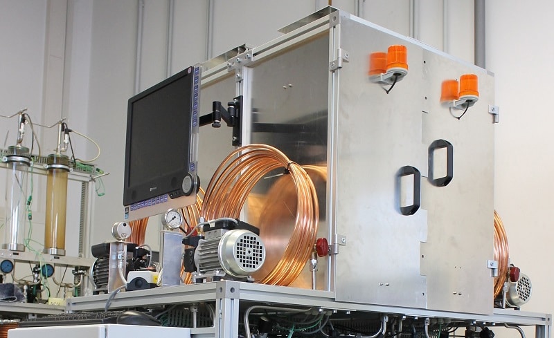 Auf diesem Prüfstand am OWI in Herzogenrath werden die Additive unter die Lupe genommen. Foto: OWI Premiumheizöl, Additiv, OWI