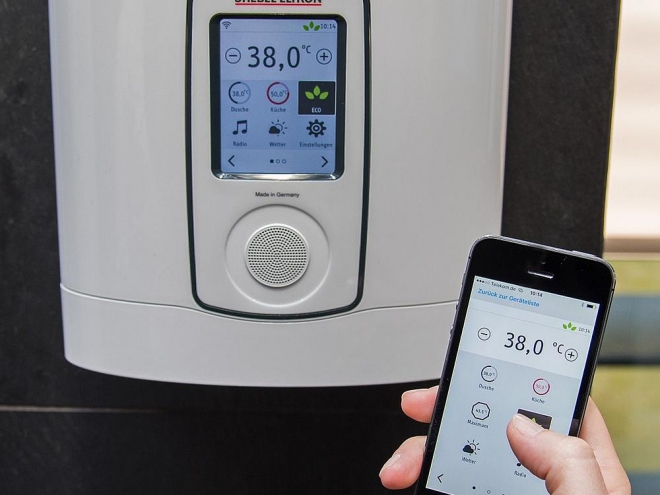 Eine intelligente Messung und Steuerung einer Heizung ermöglicht auch deren Ferneinstellung sowie Diagnosen bei Fehlfunktionen. Foto: Stiebel Eltron