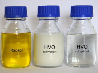 Hydriertes Pflanzenöl (HVO) hat ähnliche Eigenschaften wie Heizöl. Foto: IEC Freiberg