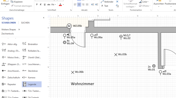 grundriss_igt Grundrissplanung mit Automationssymbolen. Grafiken: IGT