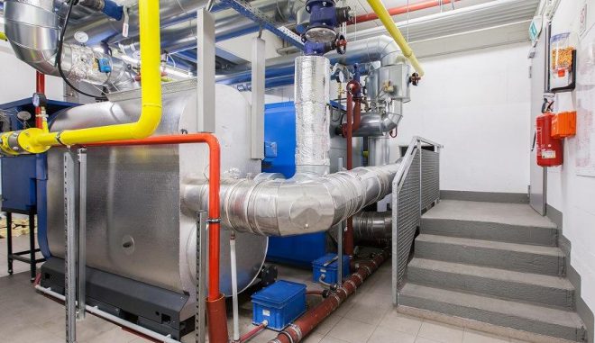 4by3 Blockheizkraftwerk eines Mieterstromprojektes. Die Kraft-Wärme-Kopplung ist bisher die dafür bevorzugte Variante. Foto: Urbana Energiedienste