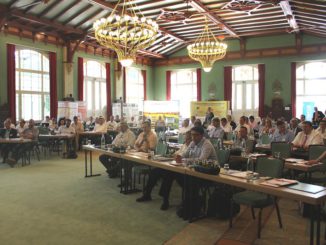 Im historischen Ambiente des Parkhotels Herrenkrug befassten sich Deutschlands Contractoren mit sehr zukünftigen Themen. Foto: Urbansky