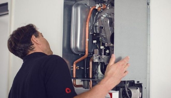 4by311 Bei Sanierungen im Bestand wird häufig auf den alten Energieträger gesetzt -wie hier Erdgas. So kann die Wärmewende nicht vorankommen. Foto: Thermondo