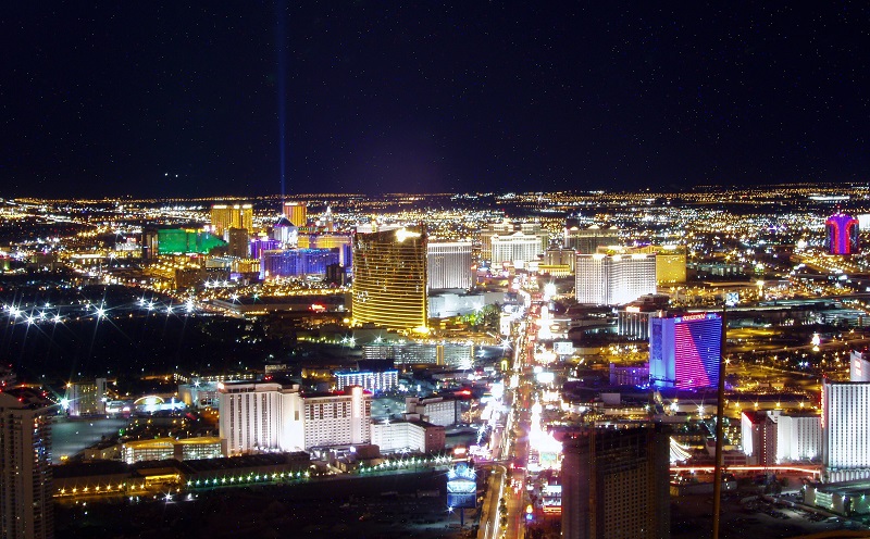 Von der Stromschleuder zur US-Ökostrom-Hauptstadt: Las Vegas. Foto: sgruendling / pixelio.de