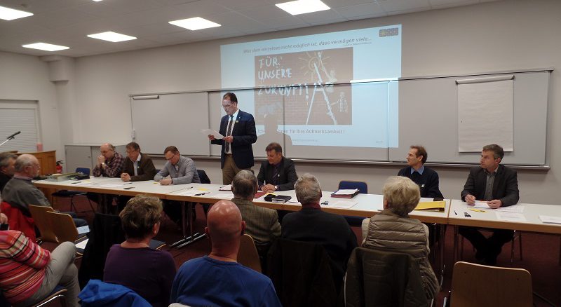 Gründung der Preetzer Bürger Energie Genossenschaft (PreBEG) Ende April. Foto: Eimannsberger