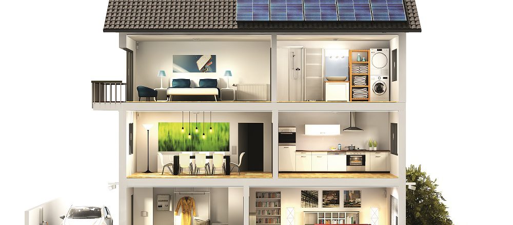 Mögliche Komponenten einer Cloud-Vernetzung im Wohnbereich. Grafik: innogy