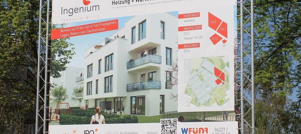 Quartiere mit effizienter Energieversorgung ermöglichen unschlagbar günstige Nebenkosten, wie hier ein Komplettpaket von 42 Euro monatlich im neuen Mannheimer Stadtteil Franklin. Foto: Urbansky