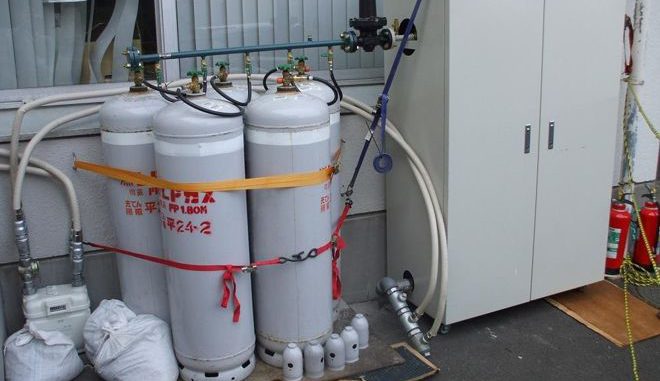 4by3 Flüssiggas ersetzt in einem Krankenhaus nach der Fukushima-Katastrophe im so genannten PA-System das Erdgas. Foto: Ito