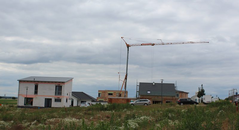 Alle Grundstücke in diesem Baugebiet wurden für Geothermie vorbereitet. Foto: Urbansky