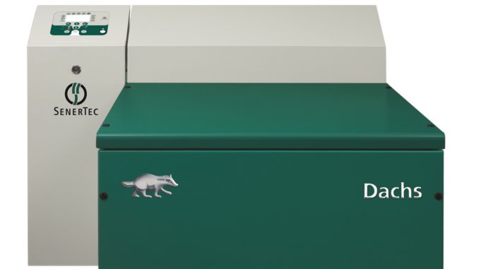 SEN_Kessel_weiß_front_2015 Mit Heizöl betriebener Dachs. Foto: Senertec