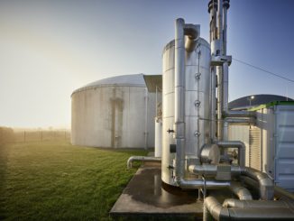 Bioerdgasanlage in Oschatz, die zu Teilen Biogas ins Gasnetz einspeist. Fotos: Juergen Jeibmann.
