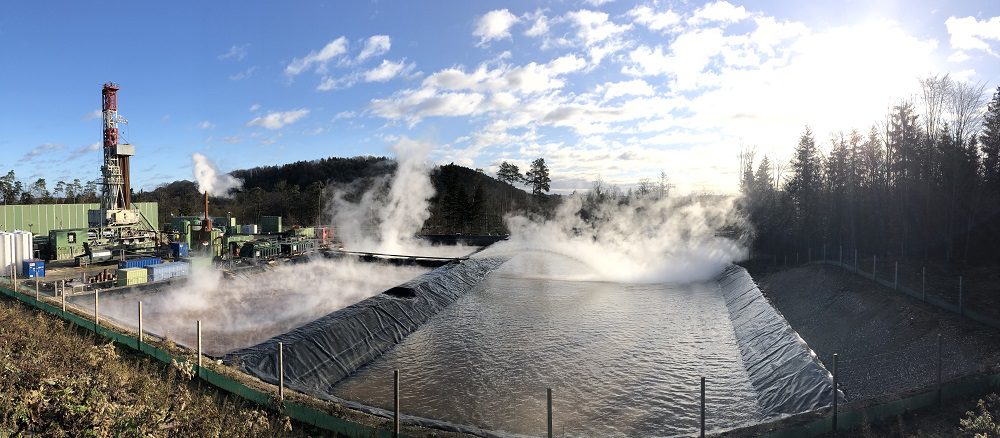 Geothermiebohrung in Bayern. Foto: Silenos