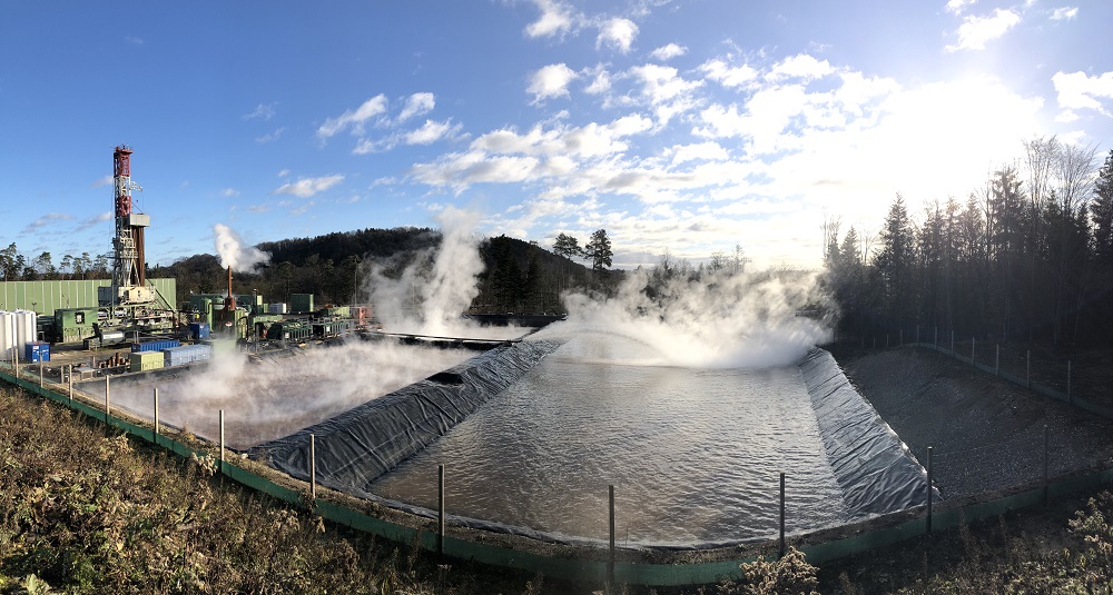 Geothermiebohrung in Bayern. Foto: Silenos