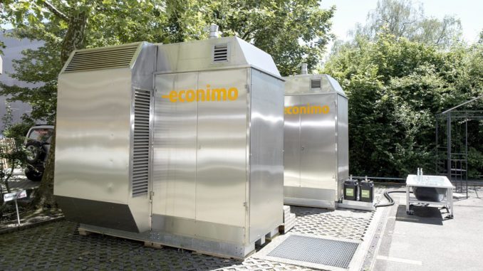 Brennstoffzelle mit eigener Methanolproduktion. Foto: Gensoric