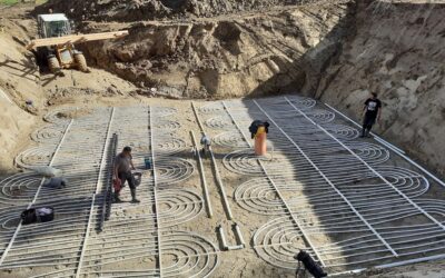 Erd-​Eisspeicher ideal für effi­zi­entes Heizen und Kühlen