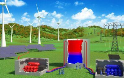 Mit Salz­bat­terien gegen die Dunkelflaute